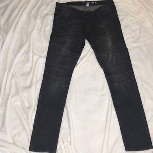 H&M motorcycle jeans